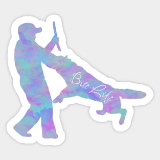 Bite Life Pastel Rainbow Sticker